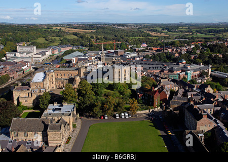 Gebäude der Universität Durham Palace Square Burg Durhamshire UK Großbritannien Stockfoto