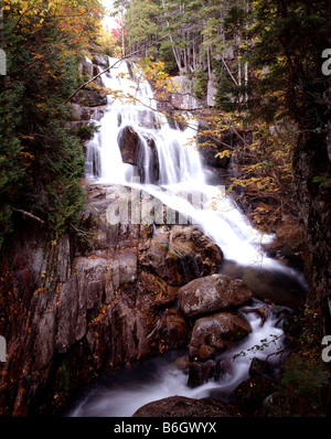 Katahdin Stream fällt im Herbst, mich Stockfoto