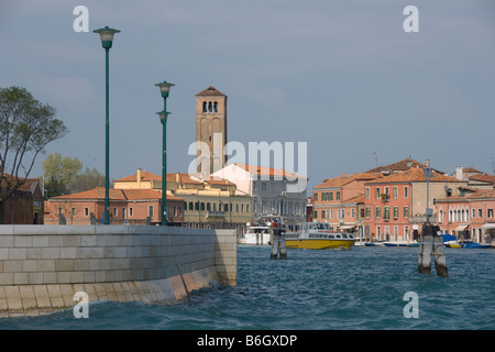 Murano Fondamenta Daniele Manin dei Vetrai Ponte De Mezo Venedig Italien April 2008 Stockfoto