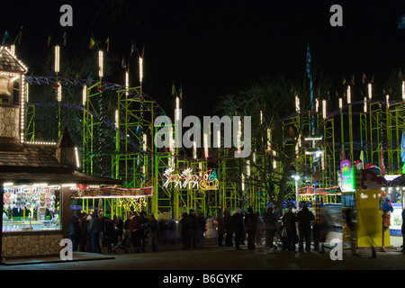 Winter-Wunderland Messe - Hyde Park - London Stockfoto