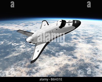 3D Space Shuttle Stockfoto
