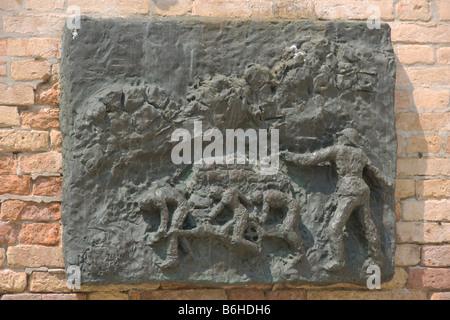 Gedenkstätte für Holocaust Opfer Ghetto Gheto Venedig Italien April 2008 Stockfoto