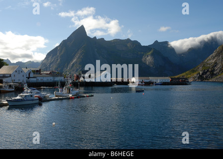 Ansicht von Hamnoy auf den Lofoten-Inseln Stockfoto
