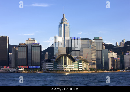 Hong Kong Convention and Exhibition Centre in Wan Chai in Hong Kong Stockfoto