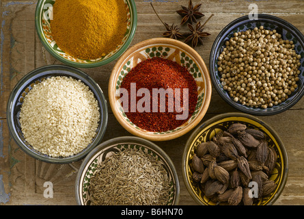 Arabische Zutaten Stockfoto