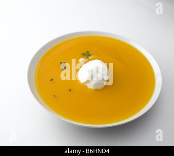 Kürbiscreme Stockfoto