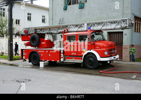 Feuerwehrhaus Puerto Varas, Chile Stockfoto