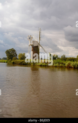 Turf Moor Windmühle auf den Norfolk Broads Stockfoto