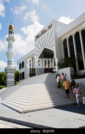 Die Freitags-Moschee und islamisches Zentrum in Male (Hauptstadt der Malediven) Stockfoto