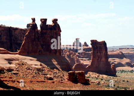 Drei Klatsch Stockfoto