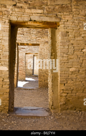 Wohnungen in Chaco Culture National Historical Park New Mexico Rock Stockfoto