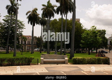 Parque De La Fraternidad Havanna Kuba Stockfoto