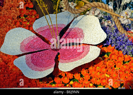 Rosa rot weiße Rose Petal floral Lilie Design hautnah Orange Daisey lila violett Orchideen orange Rosen Stockfoto