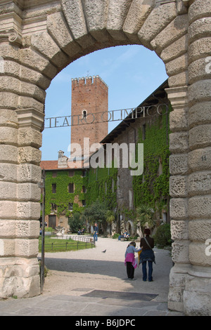 Vicenza Teatro Olimpico Veneto Italien April 2008 Stockfoto