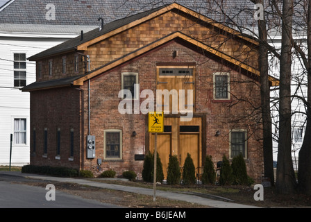 late18th Jahrhundert umgebauten Brick Scheune, Montgomery, NY Stockfoto