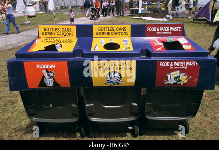 Recycling-Behälter Stockfoto