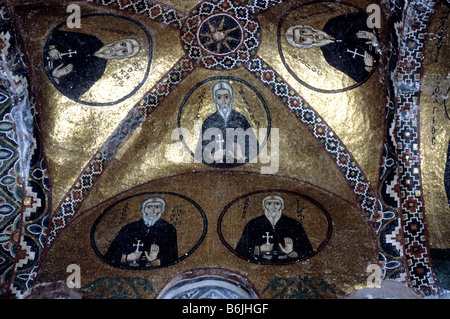 Mosaiken im Kloster Osios Loukas auch Dinkel Osios Lucas Hosios Lucas und Lukas griechisch-orthodoxen byzantinischen Kloster 1011 AD Stockfoto