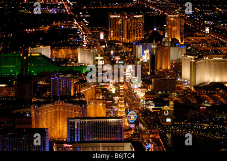 Las Vegas Luftaufnahme eines Luftschiffes entnommen Stockfoto