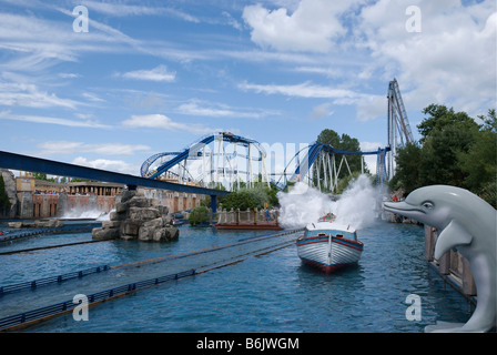 Poseidon-Achterbahn im Europa Park Rust Deutschland Stockfoto