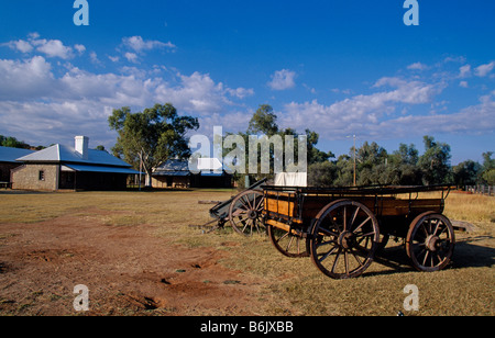 Australien, Northern Territory, Alice Springs. Alice Springs Telegraph Station Historical Reserve Stockfoto