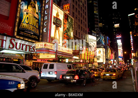 Broadway-Theatern in Midtown Manhattan New York City New York USA Stockfoto