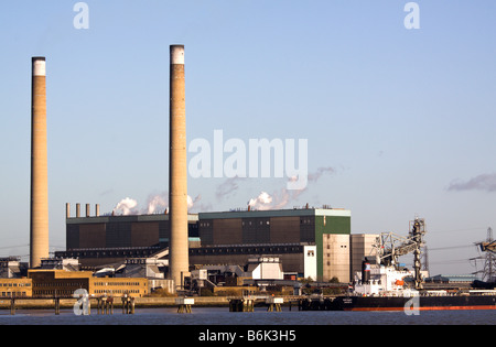 Tilbury-Kraftwerk Stockfoto