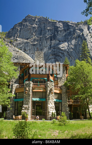 Kalifornien - das Ahwahnee Hotel im Yosemite Valley Gebiet des Yosemite National Park. Stockfoto