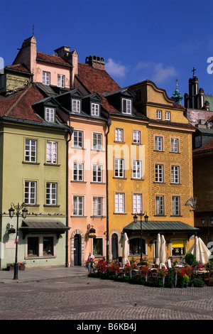 Polen, Warschau, Schlossplatz Stockfoto