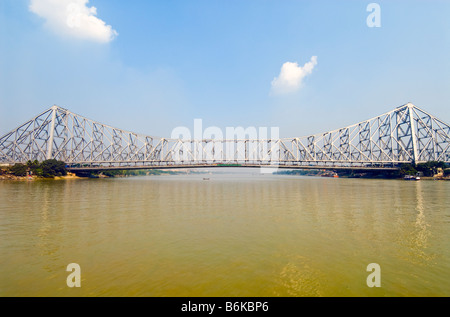 Howrah Bridge, Kolkata, Indien Stockfoto