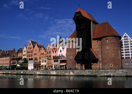 Polen, Danzig, Kran Stockfoto