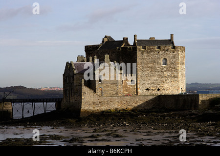 Blackness Castle erbaute 1440s, die in den 1920er Jahren West Lothian Schottland UK restauriert Stockfoto