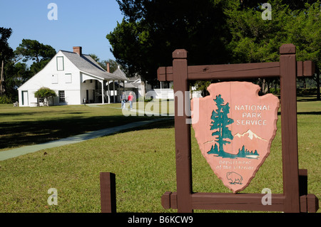 Kingsley Plantation House älteste Plantage-Haus noch stehen in Florida USA Stockfoto