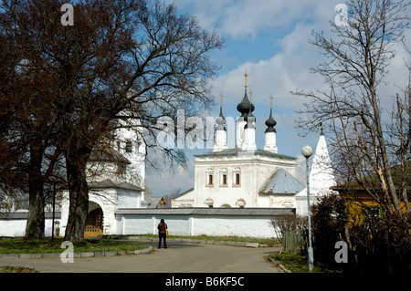 Das Alexandrovsky Kloster (17 Jh.), Susdal, Vladimir Oblast, Russland Stockfoto