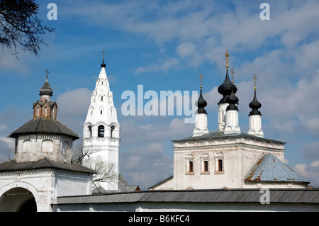 Das Alexandrovsky Kloster (17 Jh.), Susdal, Vladimir Oblast, Russland Stockfoto