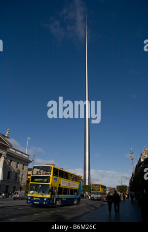 Dublin, Irland - Denkmal, Turm oder Turm des Lichts in der O' Connell Street, Dublin, Irland. Stockfoto