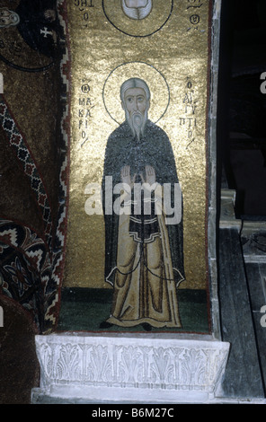 Mosaik im Kloster Osios Loukas auch Dinkel Osios Lucas Hosios Lucas und Lukas griechisch-orthodoxen byzantinischen Kloster 1011 AD dies Stockfoto