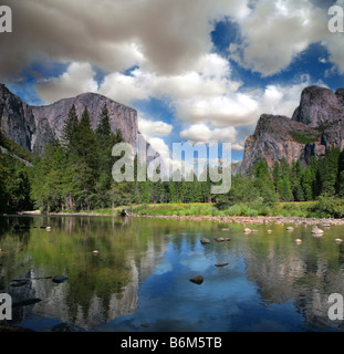 Schöne El Capitan Yosemite-Nationalpark Stockfoto
