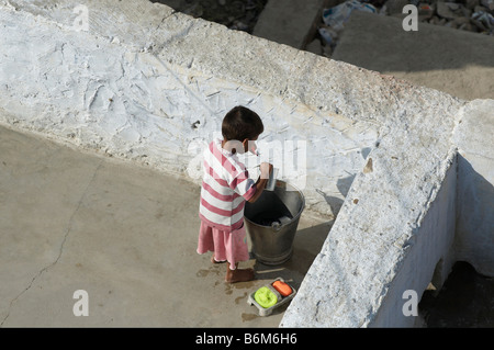 die lokale Bevölkerung in Jaipur Rajasthan Indien Stockfoto