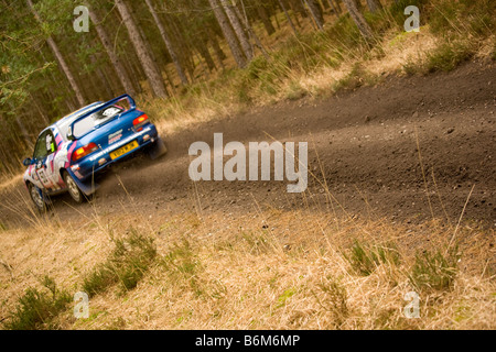 Shelly Taunt, Julie Murphy, Subaru Impreza 2008 Rallye Sunseeker Stockfoto