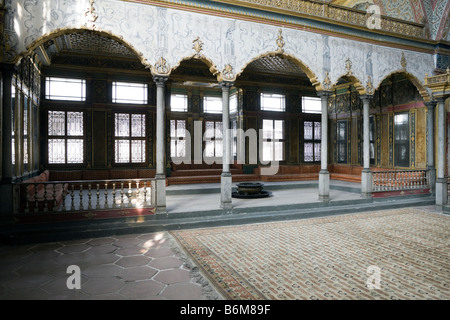 Kaisersaal, der Harem, Topkapi Saray Palast, Istanbul, Türkei Stockfoto