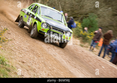 Ford Escort Mark 1 Rallye-Auto, 2008 Rallye Sunseeker Stockfoto