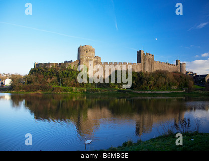 Pembroke Castle Pembrokeshire, West Wales, UK Stockfoto