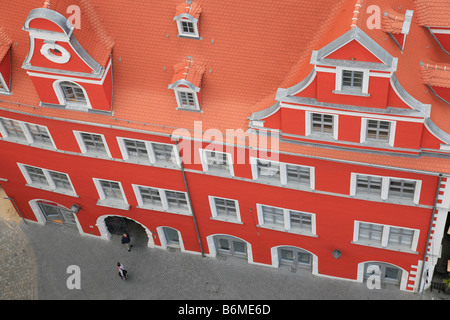 Marktschlösschen (kleines Schloss) in Halle, Saale, Sachsen-Anhalt, Sachsen-Anhalt, Deutschland; Marktschloss Stockfoto