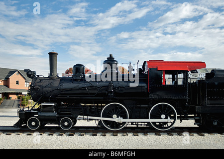 Dampflokomotive im Tennessee Valley Railroad Museum in Chattanooga, Tennessee Stockfoto