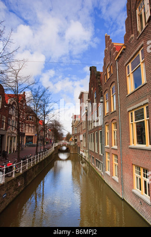 Altstadt von Delft Delft Niederlande Stockfoto