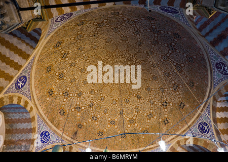 Interieur, Kanuni Sultan Süleyman Türbesi, Mausoleum von Suleiman dem prächtigen, Istanbul, Türkei Stockfoto