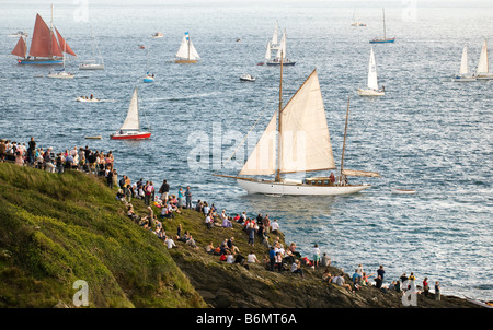 Schiffe aus Falmouth Hafen in Funchal 500 Tall Ships Regatta, Falmouth, Cornwall, UK Stockfoto