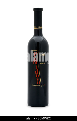 Bulgarien Pamidovo Mavrud 2001 trockenen roten Wein dunkle rubinrote Farbe Wald Früchte Gewürze Kräuter frische langer Abgang Stockfoto