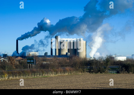 British Sugar refining Fabrik, Newark, England, UK Stockfoto