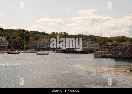 Hafen von Rockport Massachusetts MA New England USA Vereinigte Staaten von Amerika Stockfoto